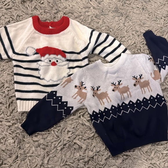 Christmas Sweater Bundle size 12-18 months - Picture 1 of 3